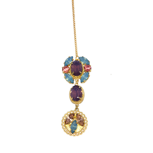 Lavender Powder Blue Maangteeka