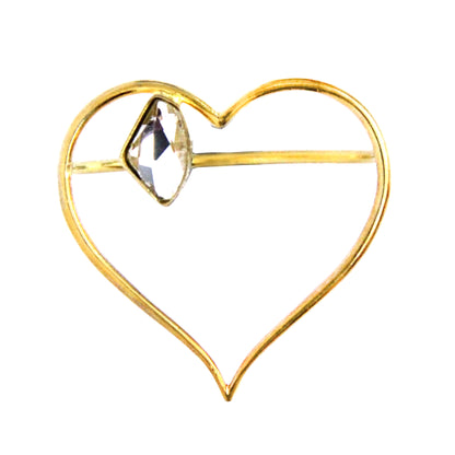 SIlver-plated Galactic Cut Two Finger Blooming Heart Ring