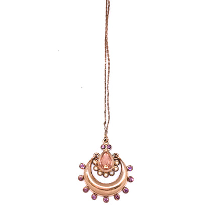 ROSE GOLD LAVENDER FLOWER PHULKARIYAAN MAANGTEEEKA