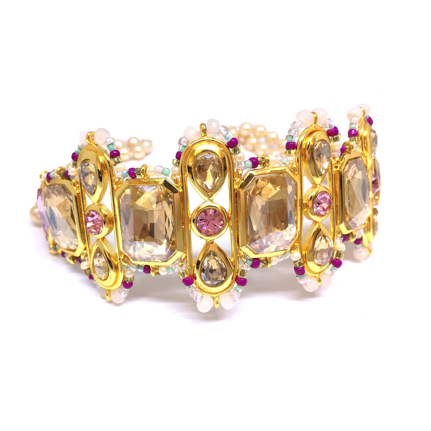 Phulkariyaan Multi-colored Rangoli Choker