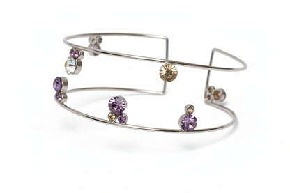 Voilet Drops Line Bracelet