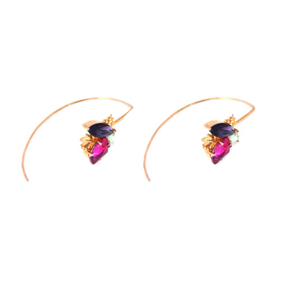 Inflorescence Flower Voilet Half Hoops