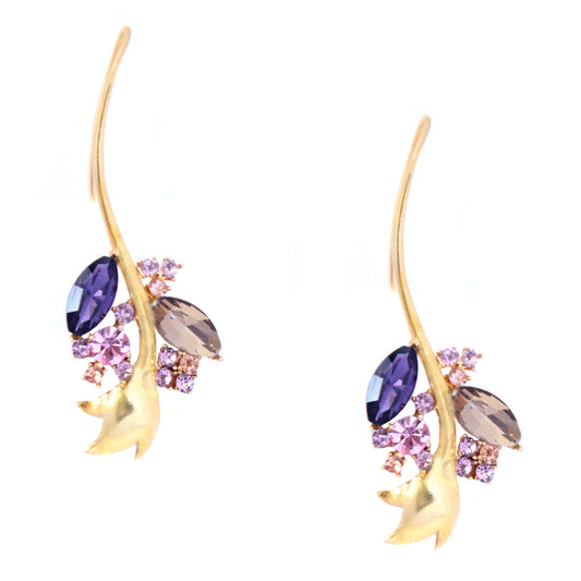 Inflorescence Flower Vine Earring