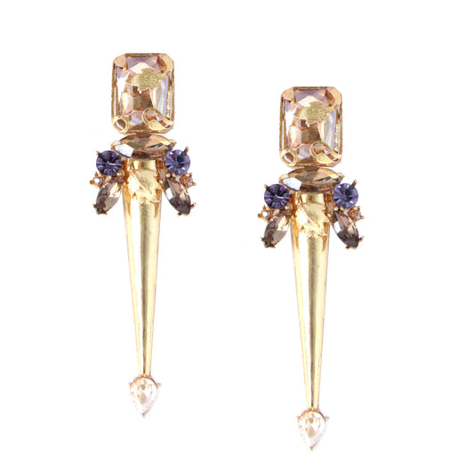 Spike Trellis  Earrings