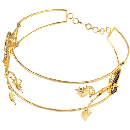 Goldplated Stem Vinifera Choker