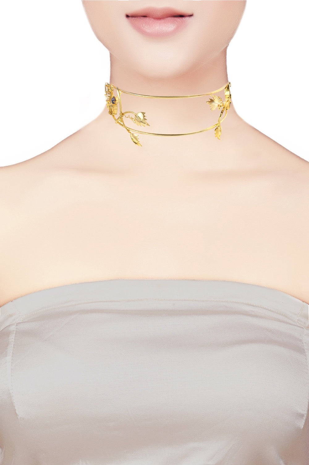 Goldplated Stem Vinifera Choker