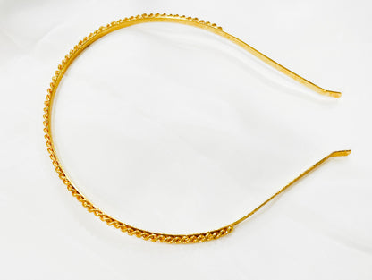 22K Gold Plated Chain Hairband