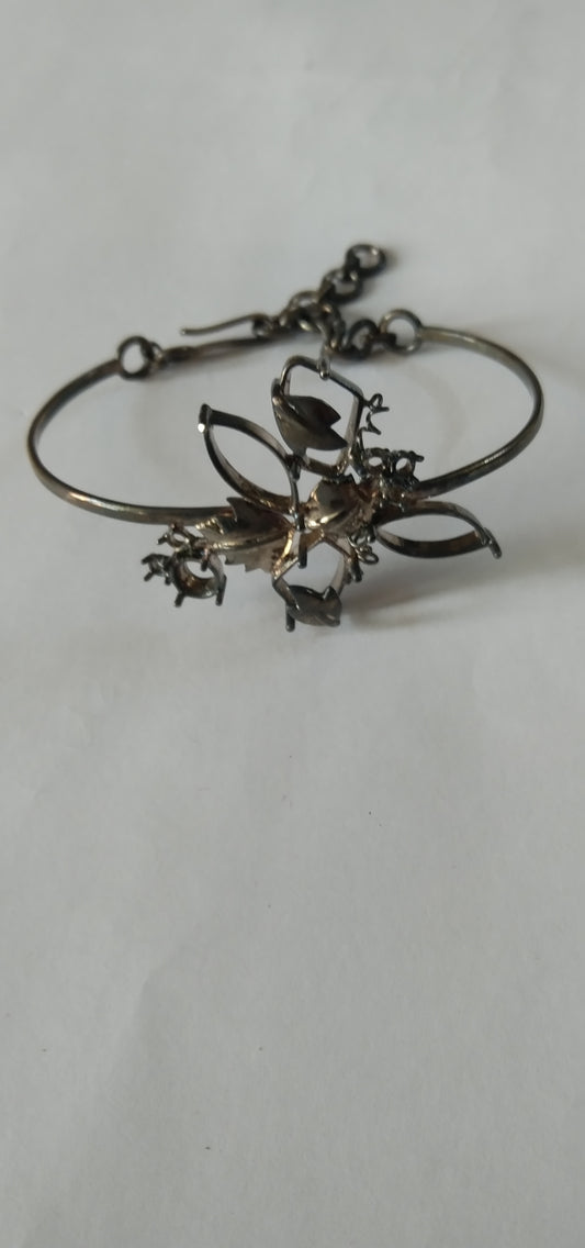 Inflorescence flower Vinifera Bracelet (Silver)