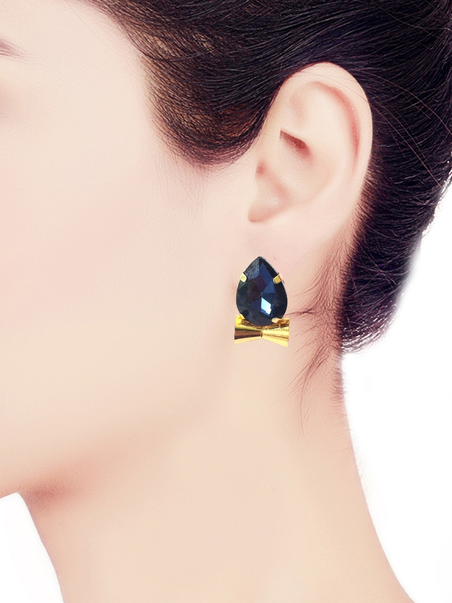 Montane Blue Horn Earrings