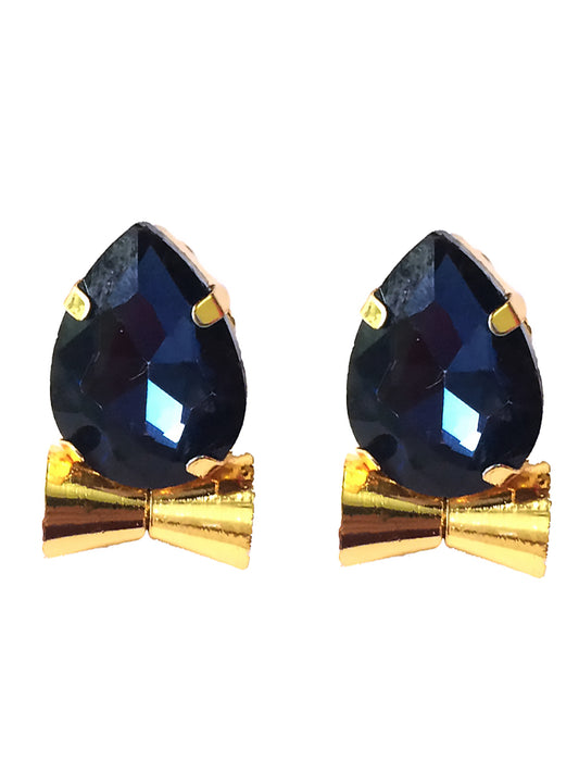 Montane Blue Horn Earrings