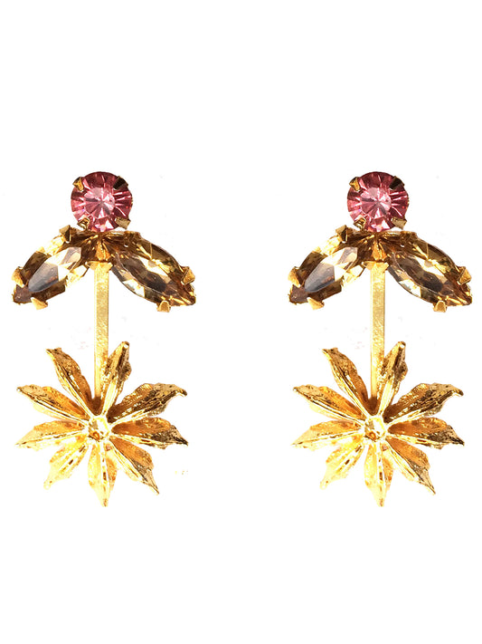 Goldplated Bella Fleur Earrings