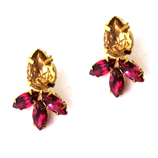 Fuschia Inflorence Earrings