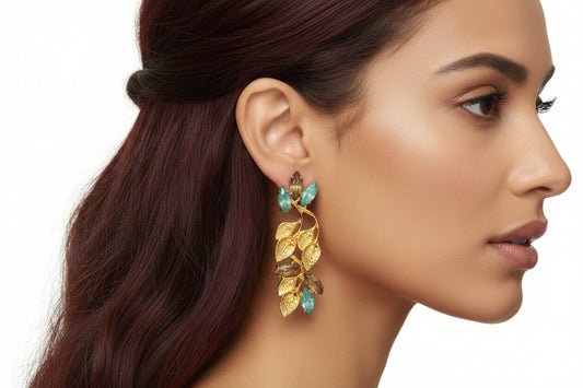 Jade Autumn Celebration Earrings