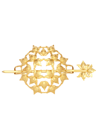 Gold-plated Lotus Radial Fleur Juda Pin