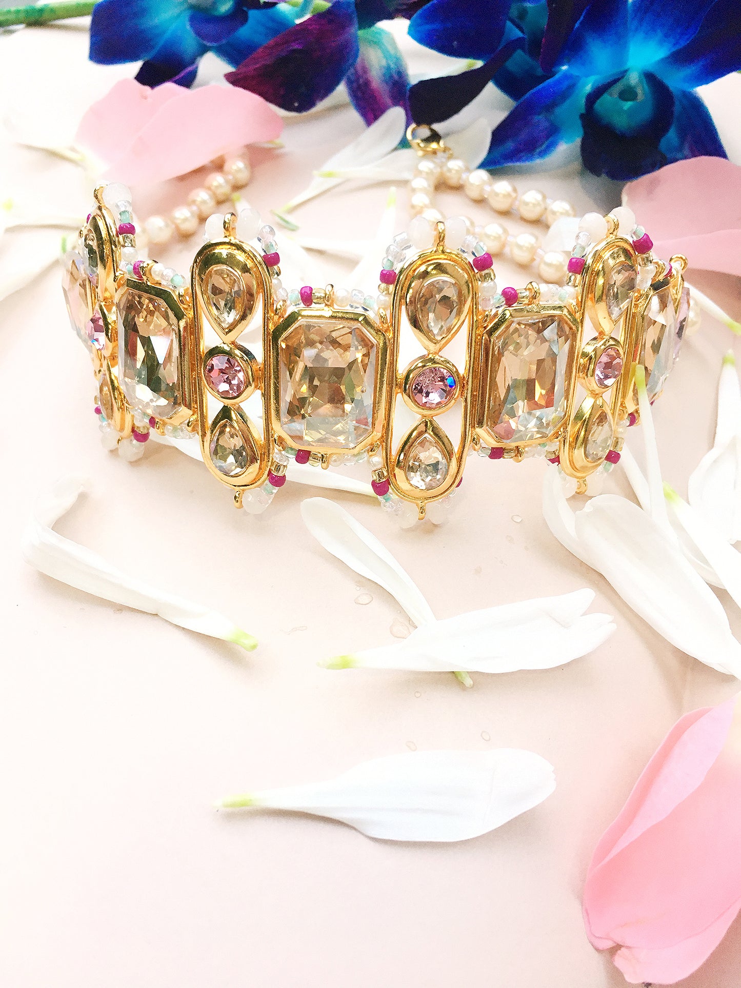 Phulkariyaan Multi-colored Rangoli Choker
