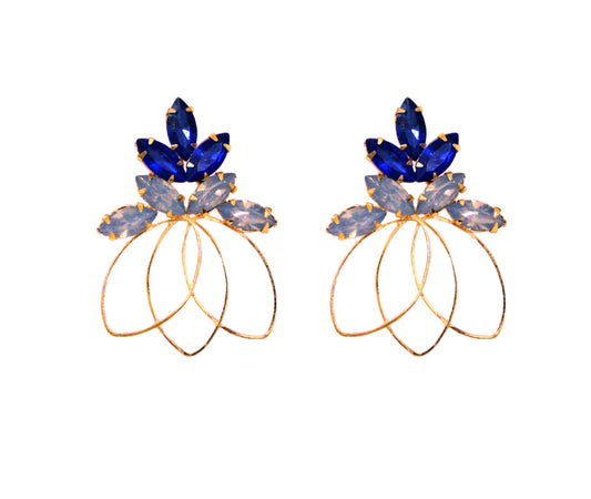 Redolance Blue Lotus Earrings