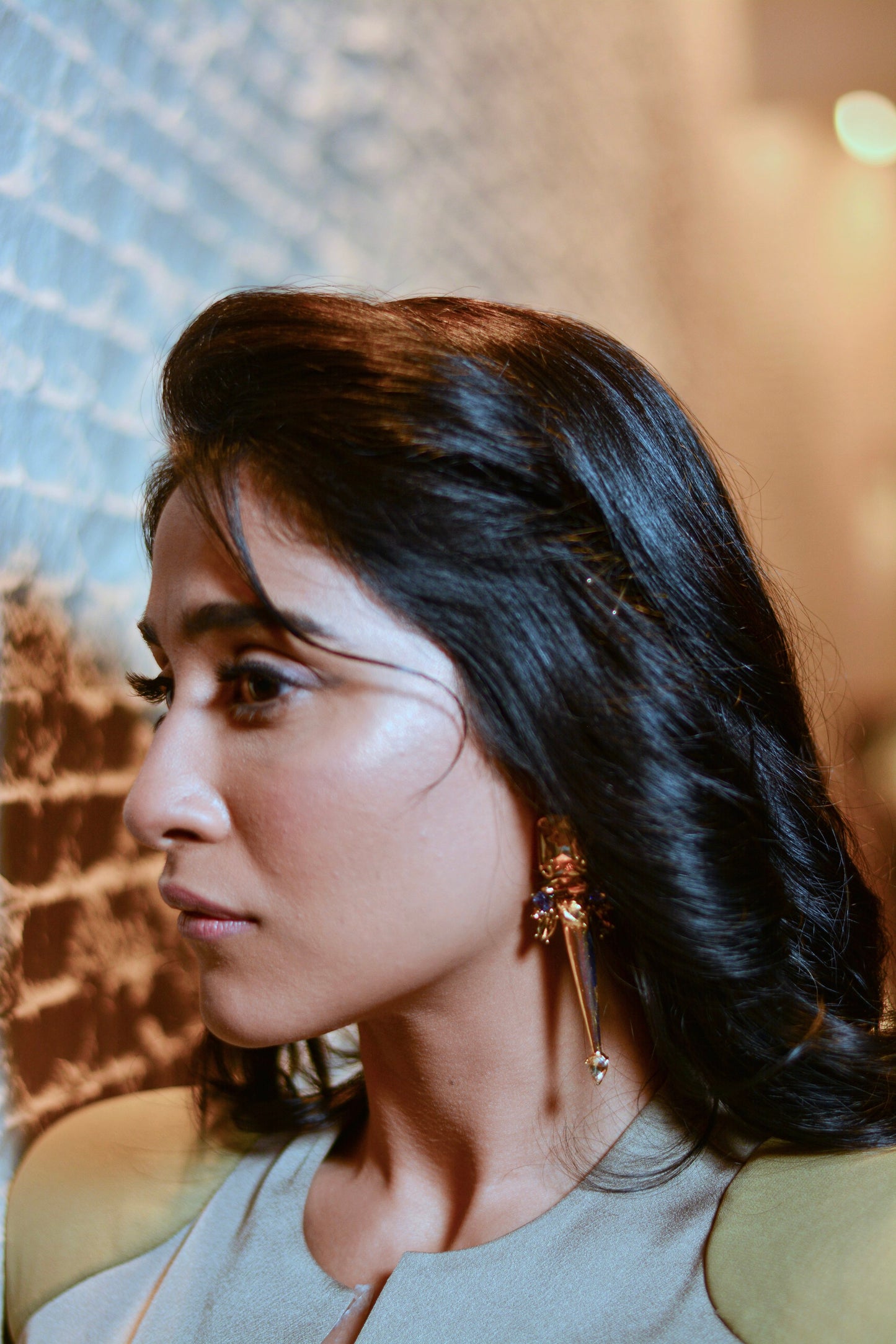 Spike Trellis  Earrings