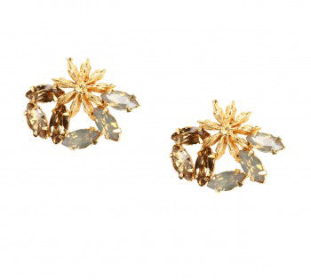 Earl Grey Fleur Earrings